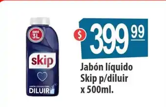 Autoservicio Capo Jabón líquido Skip p/diluir x 500ml oferta