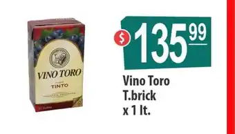 Autoservicio Capo Vino Toro T.brick x 1lt oferta