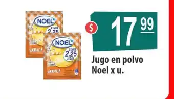 Autoservicio Capo Jugo en polvo Noel x u oferta