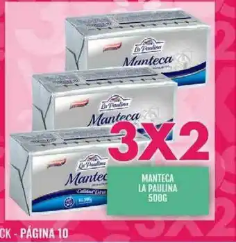 Supermercados Todo Manteca La Paulina 500g oferta