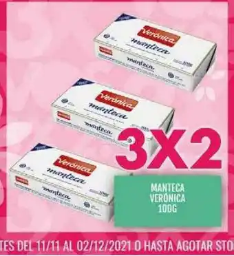 Supermercados Todo Manteca Verónica 100g oferta