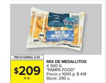 Carrefour Market Mix De Medallitos Pampa Food x 500g oferta