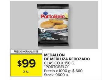 Carrefour Market Medallón De Merluza Rebozado Clasico Portobelo x 150g oferta