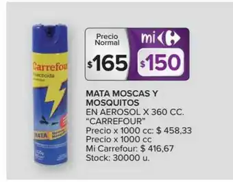 Carrefour Market Mata Moscas Y Moquitos En Aerosol Carrefour x360cc oferta