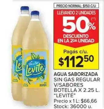 Carrefour Market Agua Saborizada Sin Gas Regular V Sabores x 2.25l oferta