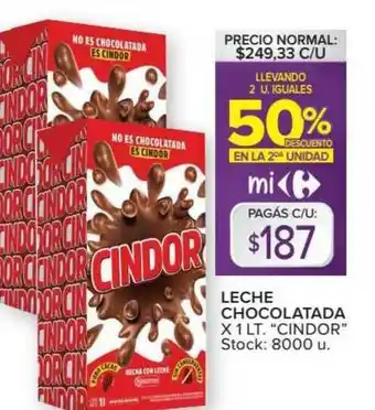 Carrefour Market Leche Chocolatada x 1lt oferta