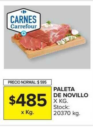Carrefour Market Paleta De Novillo oferta