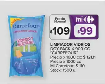 Carrefour Limpiador Vidrios Doy Pack Carrefour oferta