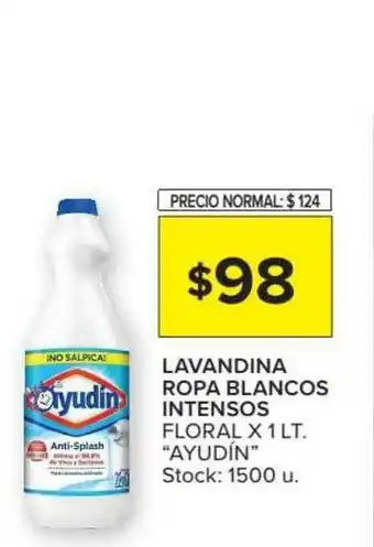 Carrefour Lavandina Ropa Blancos Intensos Floral Ayudin x 1 lt oferta