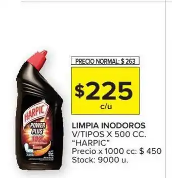Carrefour Limpia Inodoros V Tipos Harpic x 500cc oferta