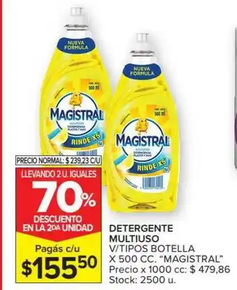Carrefour Detergente Multiuso V Tipos Magistral x 500 cc oferta