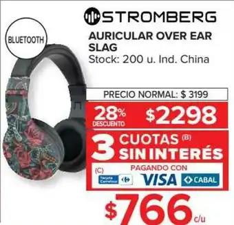 Carrefour Auricular Over Ear Slag Stromberg oferta