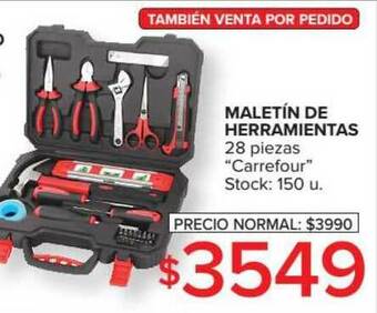 Carrefour Maletin De Herramientas 28 Piezas oferta