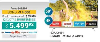 Cooperativa Obrera Smart TV oferta