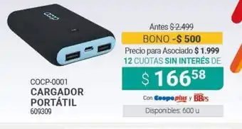 Cooperativa Obrera Cargador Portátil oferta