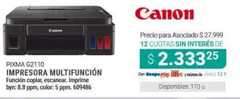 Cooperativa Obrera Canon Impresora Multifuncion oferta