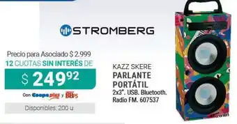 Cooperativa Obrera Stromberg Parlante Portátil oferta