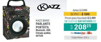 Cooperativa Obrera Parlante Portátil Bluetooth,USB oferta