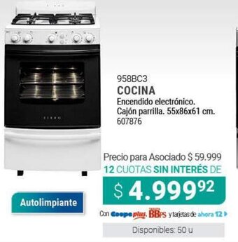 Cooperativa Obrera 958BC3 Cocina oferta