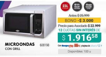 Microondas Con Grill