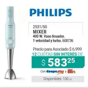 Cooperativa Obrera Philips Mixer 400w oferta