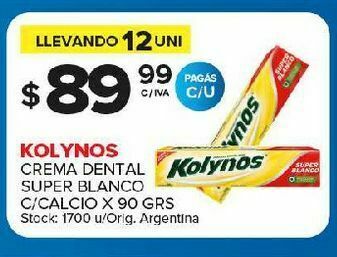 Carrefour Maxi Crema dental kolynos oferta
