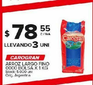 Carrefour Maxi Arroz largo carogran oferta