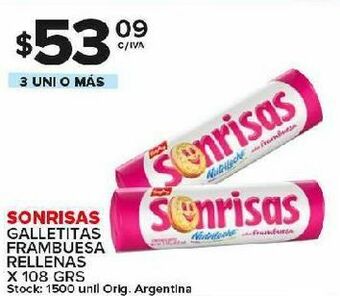 Carrefour Maxi Galletas sonrisas oferta