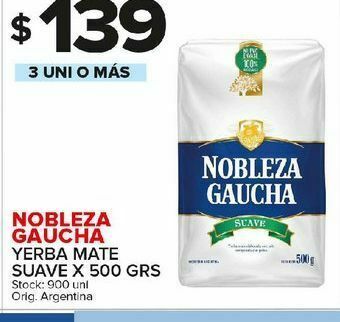 Carrefour Maxi Yerba mate nobleza gaucha oferta