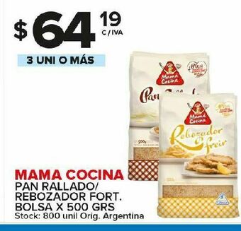 Carrefour Maxi Pan rallado mama cocina oferta