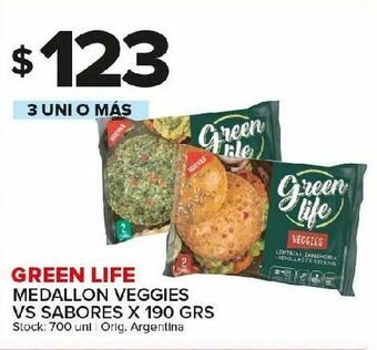 Carrefour Maxi Medallon veggies green life oferta