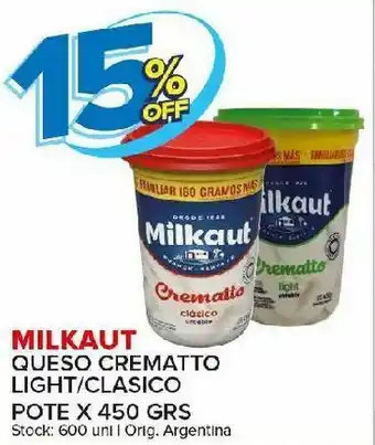 Carrefour Maxi Queso cremoso milkaut oferta