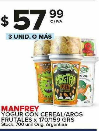 Carrefour Maxi Yogur manfrey oferta