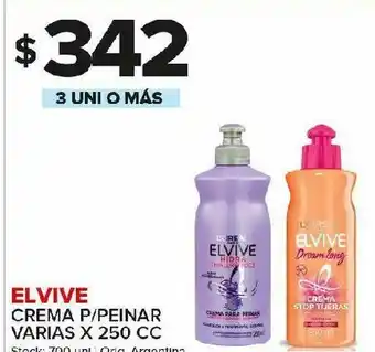 Carrefour Maxi Crema de peinar elvive oferta
