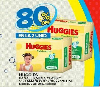 Carrefour Maxi Pañales huggies oferta