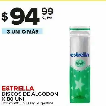 Carrefour Maxi Discos desmaquillantes estrella oferta