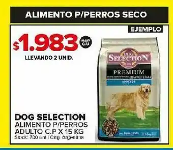 Carrefour Maxi Alimento balanceado para perros dog selección 15kg oferta