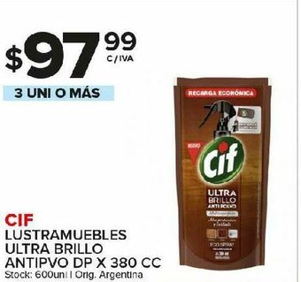 Carrefour Maxi Lustramuebles cif oferta