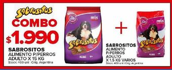 Carrefour Maxi Alimento balanceado para perros sabrositos oferta