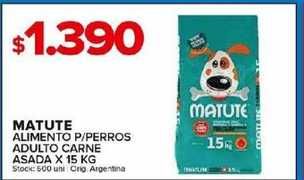 Carrefour Maxi Alimento balanceado para perros matute 15kg oferta