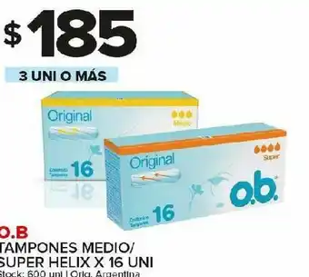 Carrefour Maxi Tampones o.b oferta