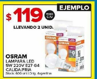 Carrefour Maxi Lámpara led osram oferta