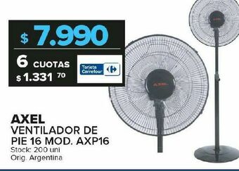Carrefour Maxi Ventiladores axel oferta