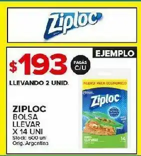 Carrefour Maxi Bolsas ziploc oferta