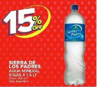 Carrefour Maxi Agua sierra de los padres oferta