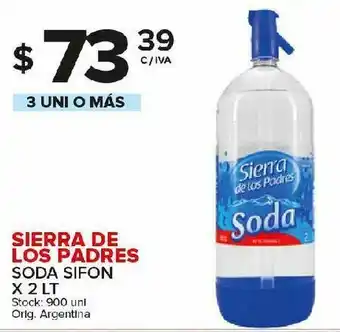 Carrefour Maxi Agua con gas sierra de los padres oferta