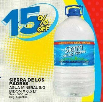 Carrefour Maxi Agua sierra de los padres oferta
