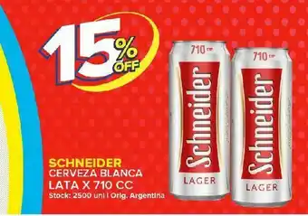 Carrefour Maxi Cerveza schneider oferta