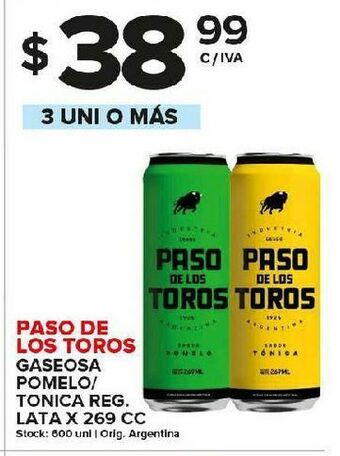 Carrefour Maxi Gaseosas paso de los toros oferta