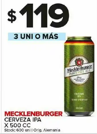 HP Cerveza mecklenburger oferta